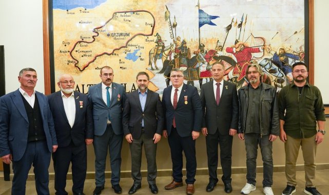 Gazilerden Başkan Uçar'a ziyaret