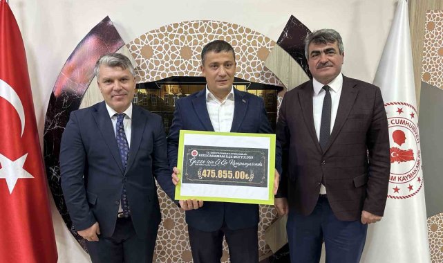 Gazze için Kızılcahamam'da 475 bin 855 TL toplandı