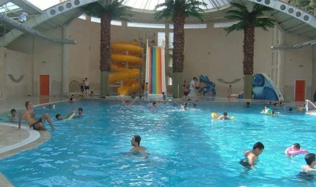 Gediz kaplıcalarında ara tatil yoğunluğu