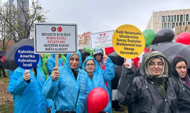 Hak-İş'ten ABD Büyükelçiliği'ne siyah çelenk