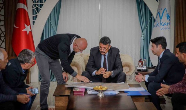 Hakkari'nin içme suyu sorununun çözümü için ilk adam atıldı