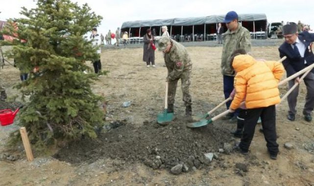 Hasdal Kışlası'nda 5 bin 600 fidan dikildi