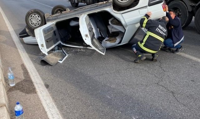 Hatay'da trafik kazası: 2 yaralı