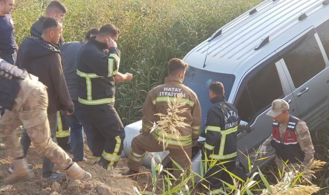 Hatay'da yoldan çıkan araç kaza yaptı: 1 yaralı