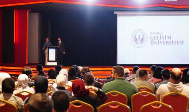 İGÜ Rektörü Prof. Dr. Şahin, Filistinli öğrencilerle bir araya geldi