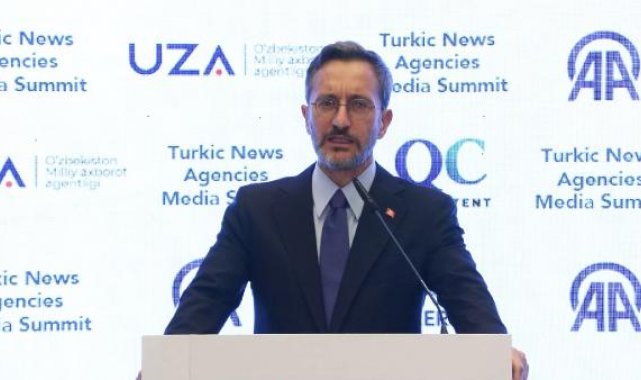 İletişim Başkanı Fahrettin Altun Türk Haber Ajansları Medya Zirvesi'nde konuştu