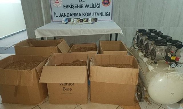 Jandarmadan 35 bin liralık kaçak tütün operasyonu
