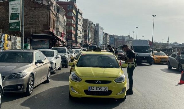 Kadıköy'de taksi denetimi: 12 şoföre ceza kesildi