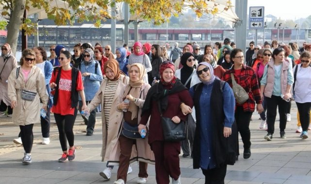 Kadınlar sağlık için yürüdü