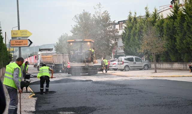 Kartepe'ye 1950 ton asfalt