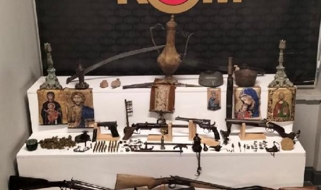 Kayseri'de 106 tarihi obje ele geçirildi
