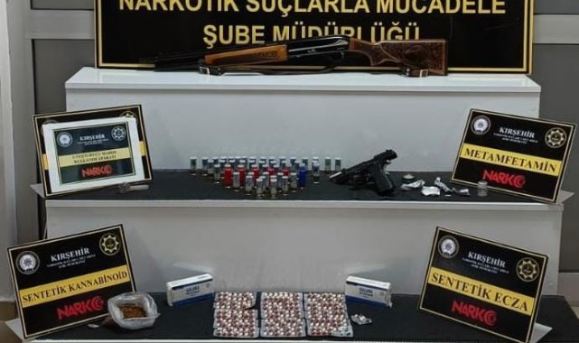 Kırşehir polisinden uyuşturucu satıcılarına darbe