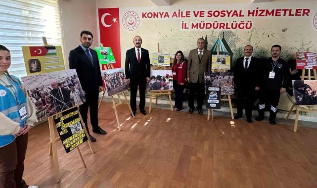 Konya'da Gazze'deki çocukların haklarına dikkat çekildi