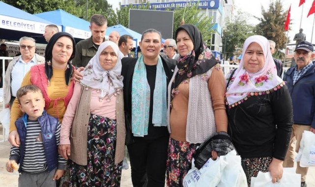 Köşklü vatandaşlar ve esnaf Çerçioğlu'na yoğun ilgi gösterdi