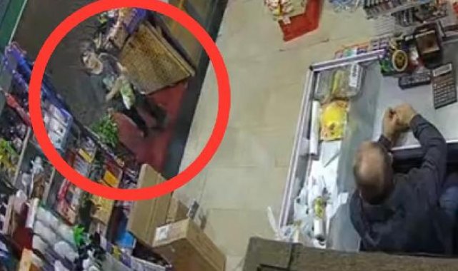 Küçük çocuğun İsrail boykotu, market kamerasında