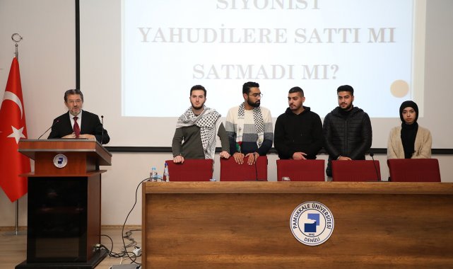 Kudüs'ün önemi ve Filistin gerçeği Denizli'de konuşuldu