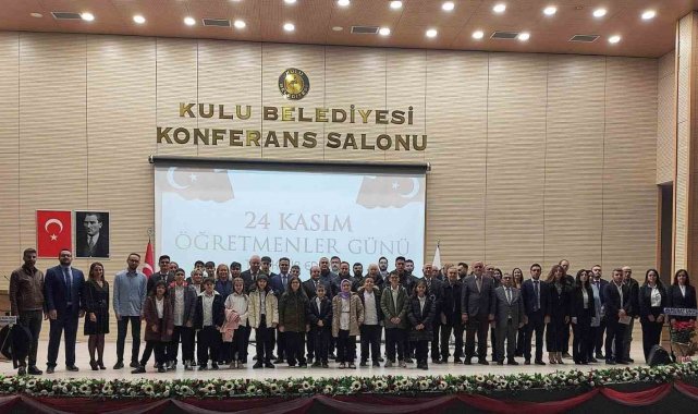 Kulu'da 24 Kasım Öğretmenler Günü kutlandı