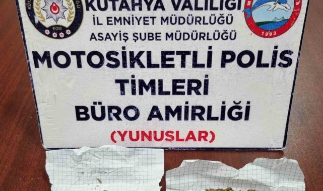 Kütahya'da Yunus Timleri uyuşturucu ele geçirdi