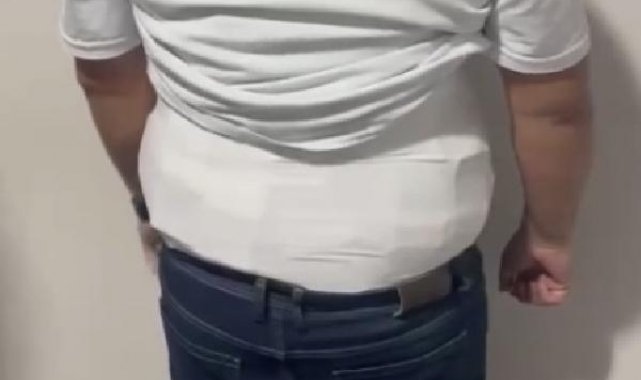 Lübnanlı yolcuların vücutlarına sarılı sahte 580 bin dolar ele geçirildi