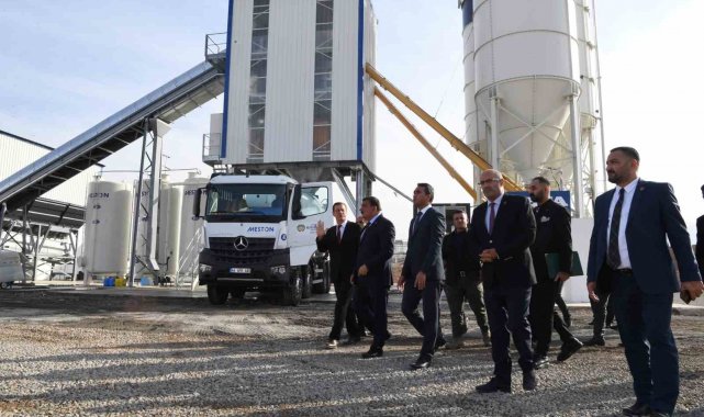 Malatya'da beton üretim santrali faaliyete başladı