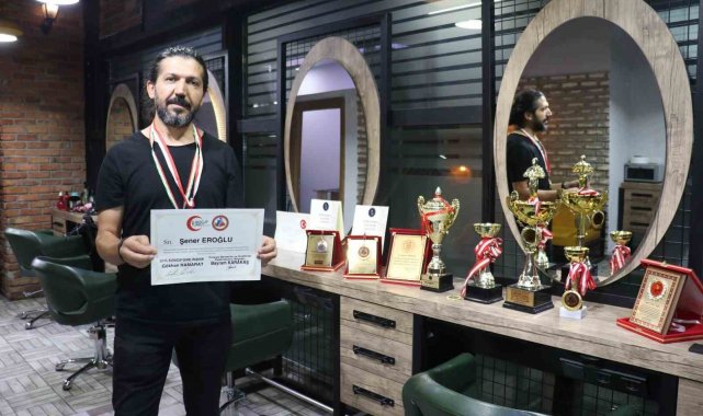 Malatyalı depremzede kuaför dünya şampiyonu oldu
