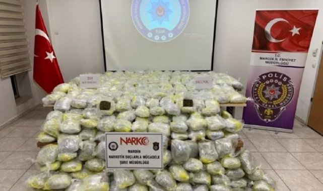 Mardin'de 275 kilo uyuşturucuya 4 tutuklama