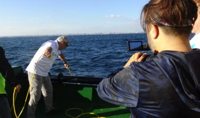Marmara Denizi'ndeki araştırma belgesel film oluyor