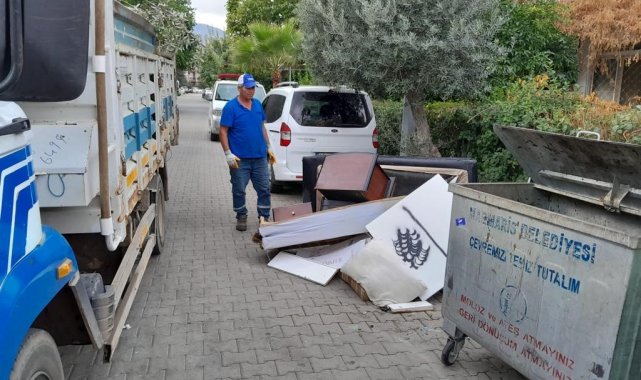 Marmaris Belediyesi'nden moloz uyarısı