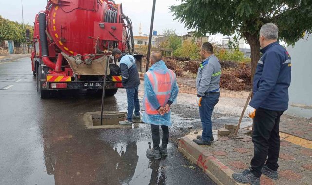 MARSU'dan sağanak yağış mesaisi