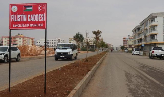Midyat'ın en uzun caddesinin ismi, 'Filistin' olarak değiştirildi
