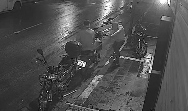 Motosiklet hırsızı, güvenlik kameralarından tespit edilip yakalandı