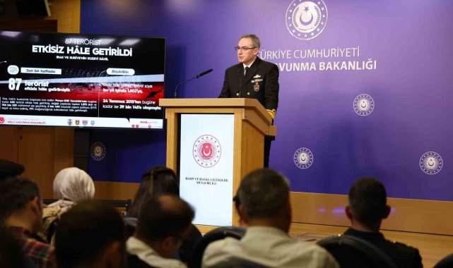 MSB: "Son bir haftada 87 terörist etkisiz hale getirildi"