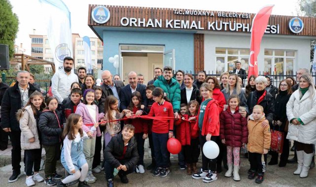 Mudanya Belediyesi Orhan Kemal Kütüphanesi açıldı