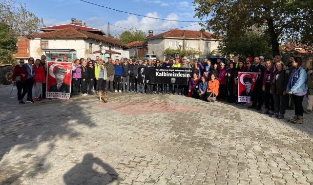 Mysia Yolları'nda Atatürk'ü andılar