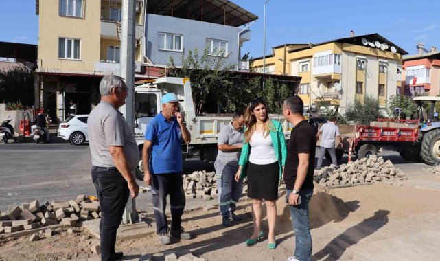 Nazilli İstiklal Mahallesi ASM çevresinde yollar yenileniyor