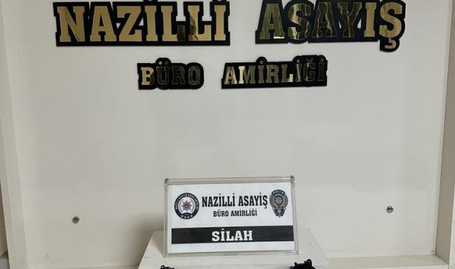 Nazilli'de denetimlerde çok sayıda silah ele geçirildi