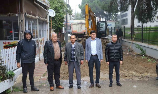 Nazilli'de yol çalışmaları aralıksız sürüyor