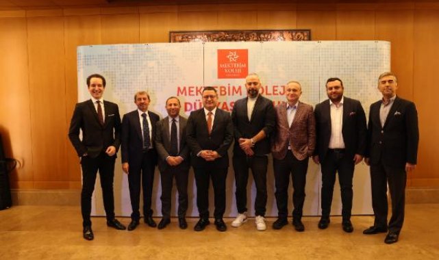 Öğrencileri iş insanlarıyla buluşturacak 'Mektebim Koleji İş Dünyası Kurulu' projesi tanıtıldı