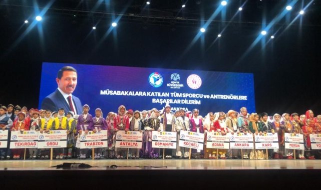 Osmaniye Yedi Ocak Halk Oyunları takımı Türkiye 3'üncüsü oldu