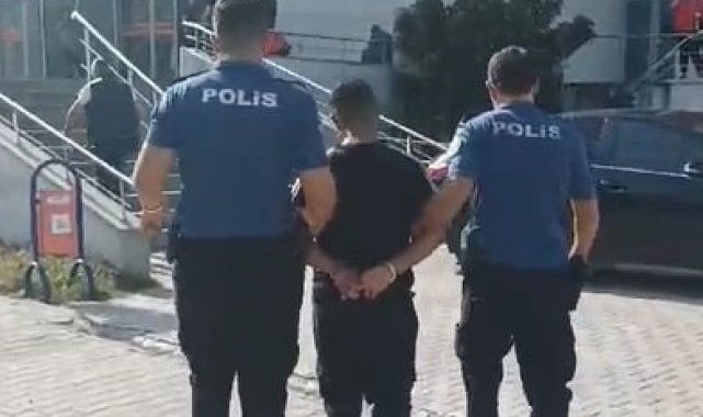 Oto hırsızı çöp konteynerin içinde saklanırken yakalandı