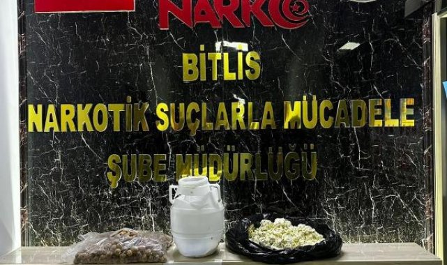 Peynir bidonunda 3 kilo metamfetamin ele geçirildi