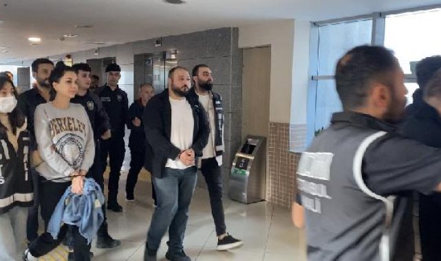 Polat çifti operasyonunda gözaltına alınanlar adliyeye getirildi