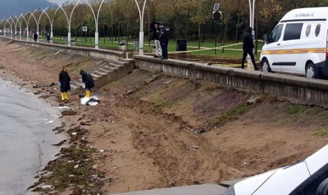 Sahile vurmuş cansız bedeni bulundu