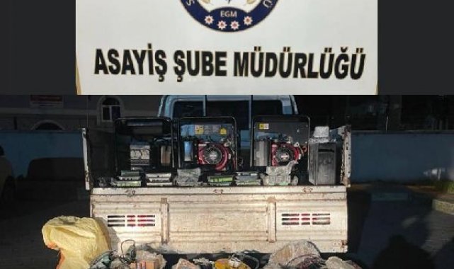 Samsun'da 1 milyon 100 bin lira değerindeki hırsızlığa 5 gözaltı
