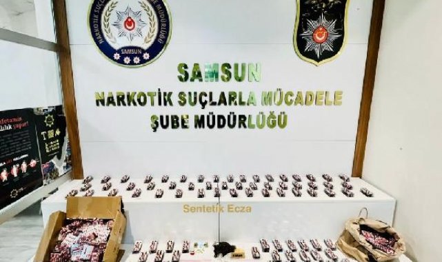 Samsun'da uyuşturucu operasyonunda 3 gözaltı