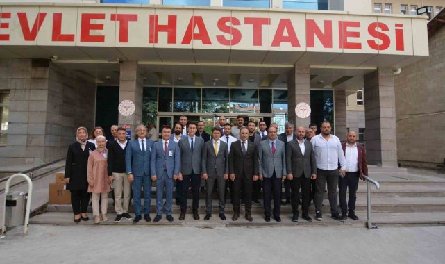 Sandıklı Devlet Hastanesi'nde değerlendirme ve plaket töreni yapıldı