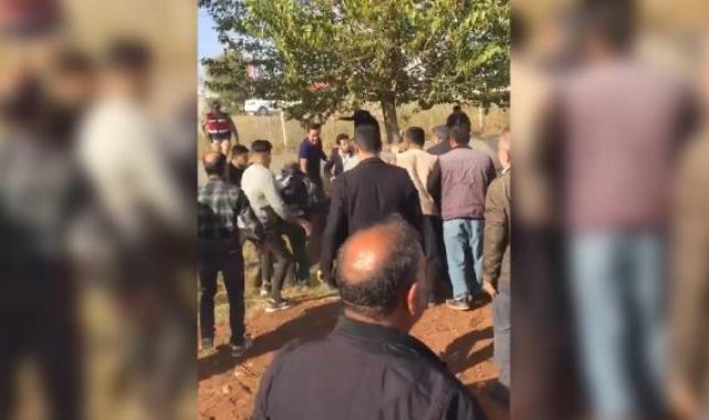 Şanlıurfa'da tarım arazisinde yapı gerginliği