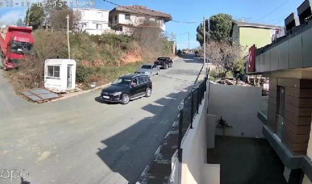 Sarıyer'de facia teğet geçti