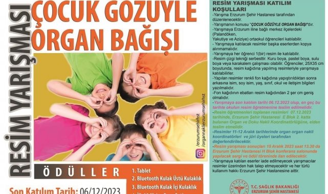 Şehir Hastanesi'nden resim yarışması