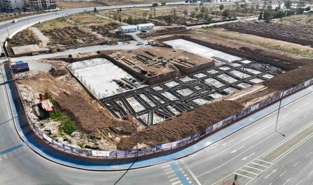 Selçuklu Belediyesi Güzel Sanatlar Lisesinin yapımını sürdürüyor